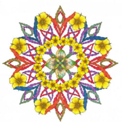 Celtic Knots with Beautiful Cinquefoils<br>
Deborah K. Snider, copyright 2004<br>
Archival Markers<br>
Original Artwork in Private Collection<br>
Giclees available, $150 unframed<br>
Giclee image size 12.5 x 12.5 inches Celtic Knots with Beautiful Cinquefoils