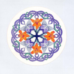 Celtic Knots with Tiger Lilies